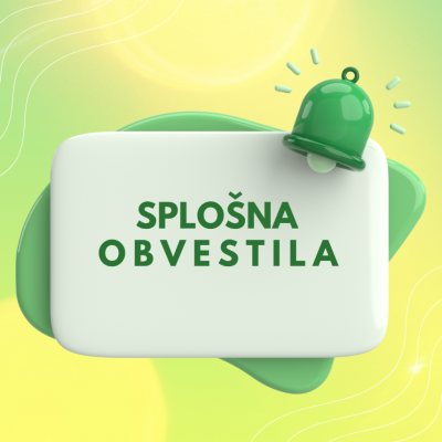 Splošna obvestila